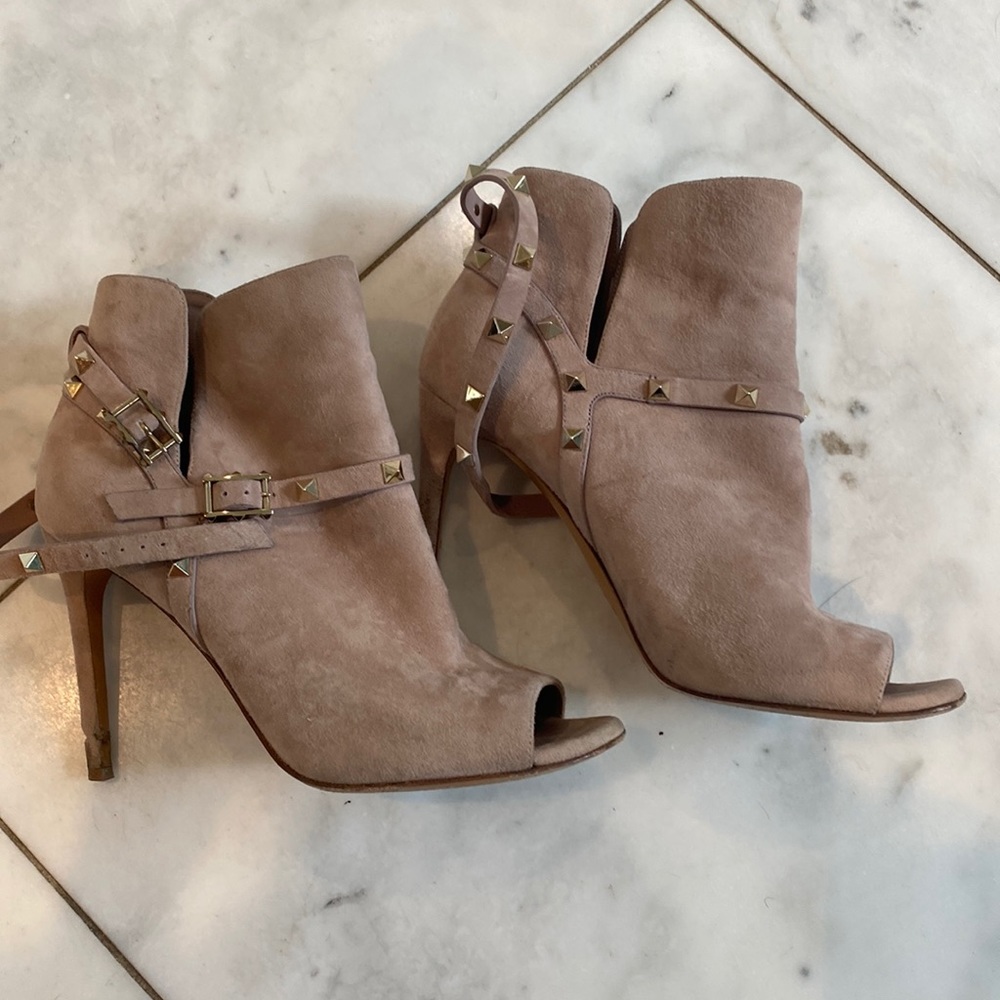 Valentino suede booties size 39.5